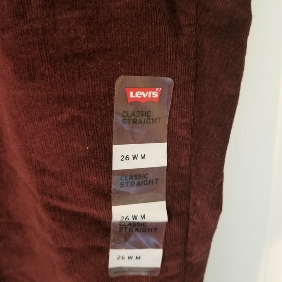 Levi's Classic Straight Mid Rise Jeans NWT - Picture 5 of 7